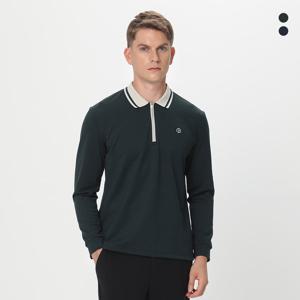 데니스골프 25FW신상 남성 네오클래식 집업 긴팔 카라티_NAQFMTS006