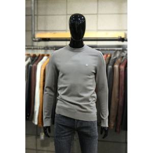 [빠니깔레]MARIO소프트터치 크루넥슬림핏 코코아그레이비스코스니트 m-init66gr