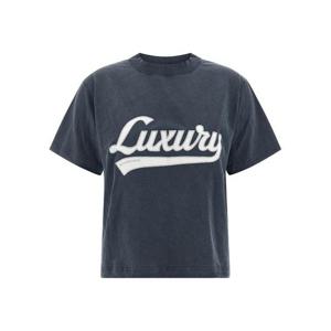 발렌시아가 반팔 티셔츠 850990TTVB68593 Blue