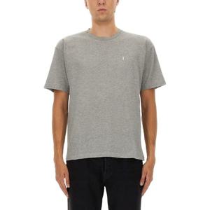 생로랑 카산드라 로고 자수 크루넥 티셔츠 781566 Y37HC1482