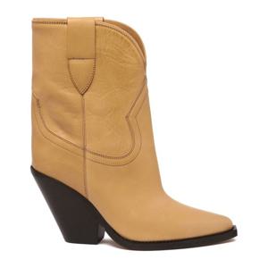 이자벨마랑 베이지 가죽 웨스턴 부츠 BO0004FAA1A04S 23NL