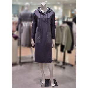 [트리아나]MARIO소고 이중배색 후드원피스AJ1PA01