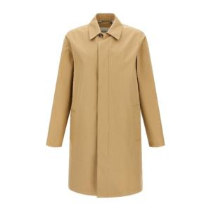 버버리 요크 코튼 개버딘 카 코트 8110195 FLAX