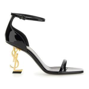 생로랑 오피움 로고 힐 페이턴트 샌들 557679 1TV1A1000