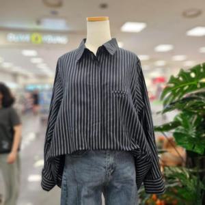 스테파니 HC07 브릿지 스트라이프  셔츠 A25SH5318