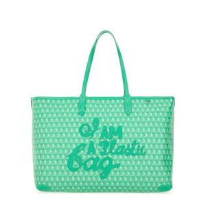 안야힌드마치 여성 그린 토트백 202374_ALOEVERA