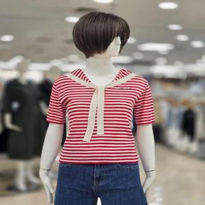 ab.f.z 세이브존09 스트라이프 골지 니트티 afz2hw50f