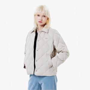 라코스테 공식 여성 다이아퀼팅 경량 카라 다운 BF265E-55N XFJ