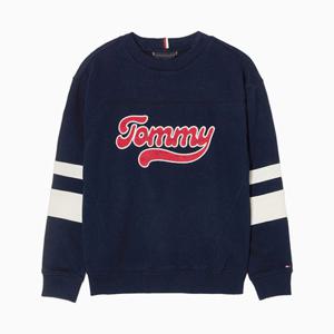 타미힐피거 키즈 T42F7KKO540BT1 바시티 컬러 블록 스웨트 셔츠