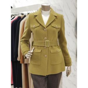 미니멈 세이브존01 버튼 장식 벨티드 자켓 MXDAHJ9020