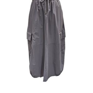 [에이비에프지]허리밑단밴딩 사이드포켓 H라인 스커트 AGNZ4NS31J