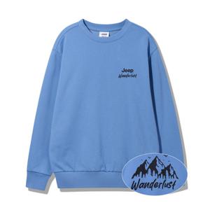 [지프]남여공용) 원더러스트 루즈핏 맨투맨 티셔츠 JQ3TSU893