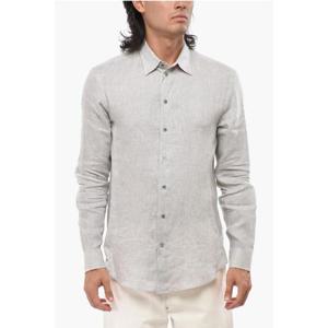 알마니 긴팔 셔츠 D41SM0 D10F9 600 Beige