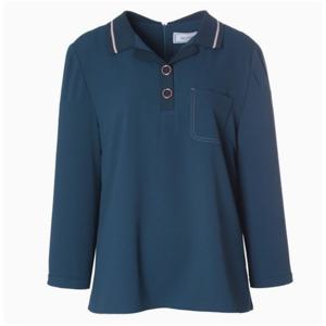 [벨리시앙]소매7부 카라티블라우스 BL4303