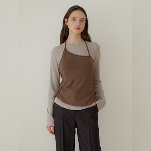 [올리브데올리브]홀터 레이어드 티셔츠 OW5AE820