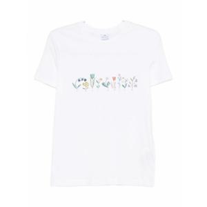 [PS BY PAUL SMITH] 라프리마 여성 티셔츠 Bloom 프린트 코튼 6026880500099 화이트 /8