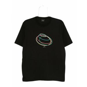 [PS BY PAUL SMITH] 라프리마 남성 티셔츠 링 프린트 코튼 800000489503502 블랙 /8