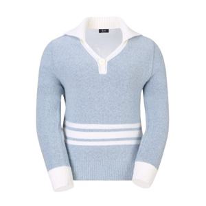 [LPGA][패플 단독] 여성 에리형 방풍 라운드 니트 L224KT607P_LB