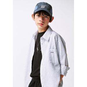 [블루테일]스트라이프 카라 셔츠AZA3BL01WT