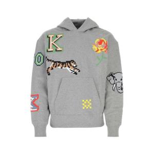 Kenzo 올오버 픽셀 자수 오버사이즈 핏 후드티 FD55SW4674ME 94 TP948124229