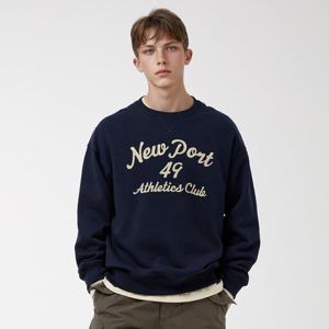 공용 체인 스티치 맨투맨(약기모) / WHMWF4T22U