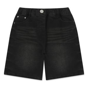 [블루테일]블랙 데님 반바지AZH2PT01BK