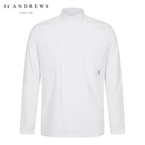 [세인트앤드류스] 남성 도트 별 심볼 우븐 베이스 레이어