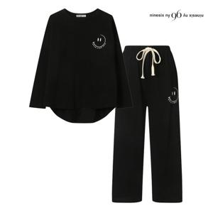 나인식스뉴욕  스마일 프린팅 티 앤 팬츠 셋업 (NP9ST001M0)