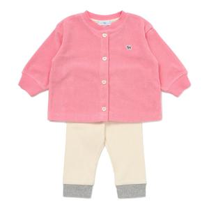 [블루독베이비](백일/돌/어린이집등원선물)테리가디건상하세트 45A70-672-21JS