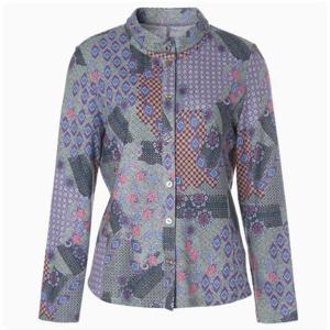 [벨리시앙]하이넥 앞단추 긴팔 블라우스 BL4430