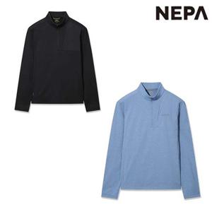 네파 7L55411 남성 가을 등산 캠핑 긴팔 집업 티셔츠패스파인더 하이브리드 티