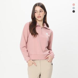 데니스골프 25FW신상 여성 트렌디 집업 와이드 카라 맨투맨_NAQFLTS053