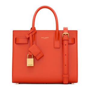 생로랑 나노 삭 드 쥬르 스무스 가죽 토트백 392035 02G9W7544