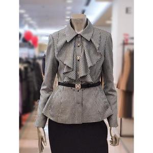 미니멈 세이브존03 미니멈 러플 카라 페플럼 자켓 AWMYDGWJ0970A