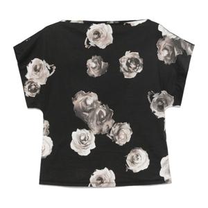 리비아나콘티 플로럴 프린트 루즈핏 반팔 블라우스 L5SU22 ROS2