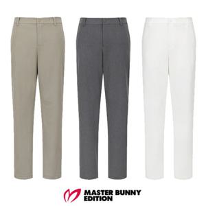 [마스터바니에디션] (411E3PT304) 남성 백 로고 자수 베이직 팬츠
