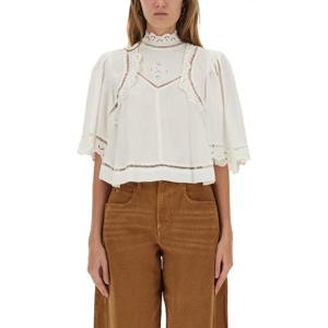 이자벨마랑   블라우스 FW25 HT0662FAC3J11I20WH 6245166 WHITE