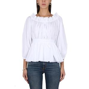 알렉산더맥퀸   긴팔 셔츠 SS23 733823QAAAD9000 1234693 WHITE