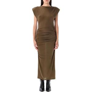 이자벨마랑 에뚜왈   민소매원피스 FW25 RO0802FAC3K01E67KI 5938516 KHAKI