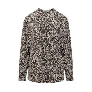 이자벨마랑 에뚜왈   긴팔 셔츠 FW24 24ACH0080FAB3J01E ECBK 2830228 ECRUBLACK