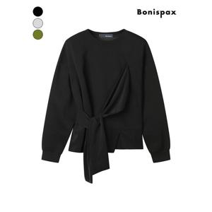 [보니스팍스]랩 디자인 라운드넥 스웨트 셔츠 (XP9TS006M0)