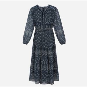 [써스데이아일랜드][여성]네크 벨벳 포인트 플라워 원피스 T256MOP173W