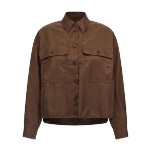 위켄드 막스마라   긴팔 셔츠 FW25 2525026021600008 6191224 Brown