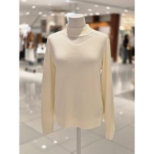 [비지트인뉴욕]시스루 반목 긴팔 니트VBALK60