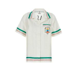 카사블랑카   반팔 셔츠 FW25 WPF25SH20007 CASAWAY 5972435 White