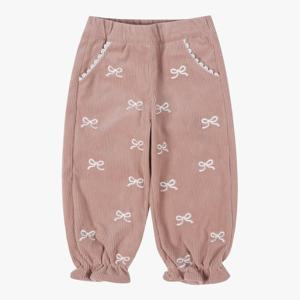 [치크(키즈)]코듀로이 전판리본 조거바지 CKTC25W80