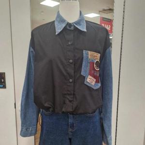 멜로디가든 HC39 청에리주머니 남방 M25F8B171