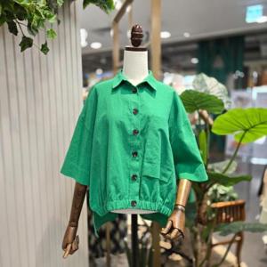 스테파니 HC05 린넨밴드카라자켓점퍼JP A25JK5214H1