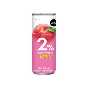 2% 이프로 복숭아 제로 240ml 30캔