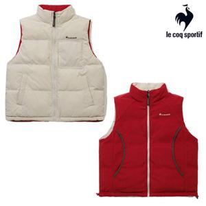 [르꼬끄] 남녀공용 리버시블 루즈핏 패딩 베스트 QQ423LPVO1_BEG